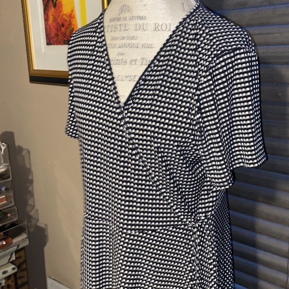 Deb Shops Stretchy Wrap Dress - 1x - Picture 2 of 5